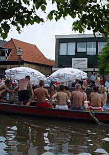 'Bierboot' - geen onderdeel van het Varen Corso!